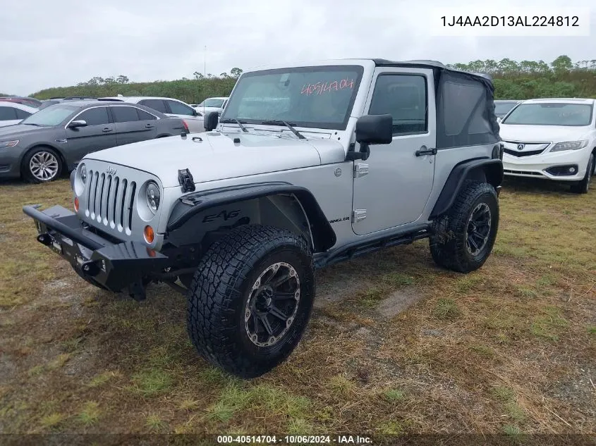 2010 Jeep Wrangler Sport VIN: 1J4AA2D13AL224812 Lot: 40514704