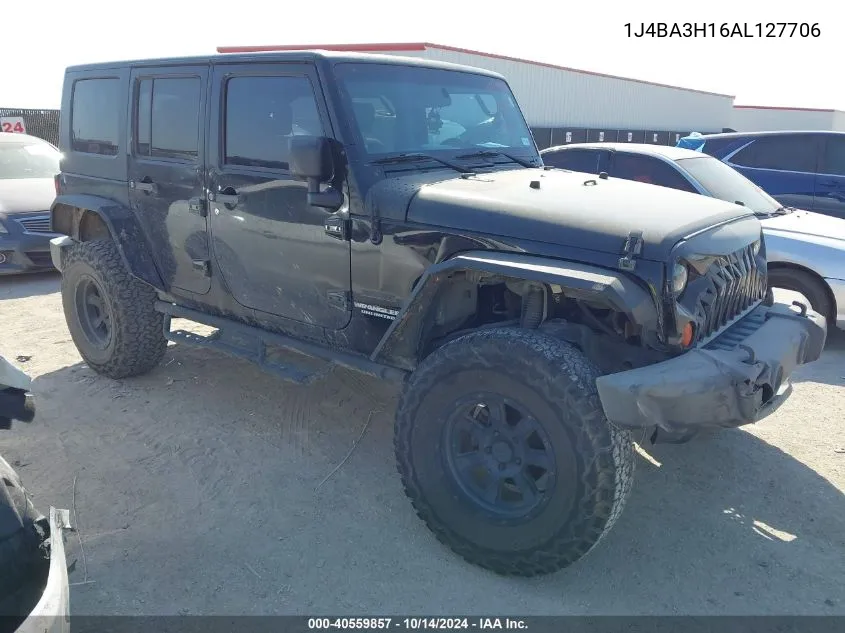 2010 Jeep Wrangler Unlimited Sport VIN: 1J4BA3H16AL127706 Lot: 40559857