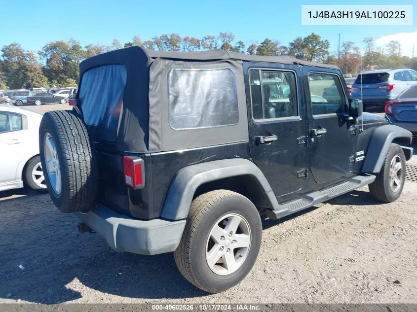 2010 Jeep Wrangler Unlimited Sport VIN: 1J4BA3H19AL100225 Lot: 40602526