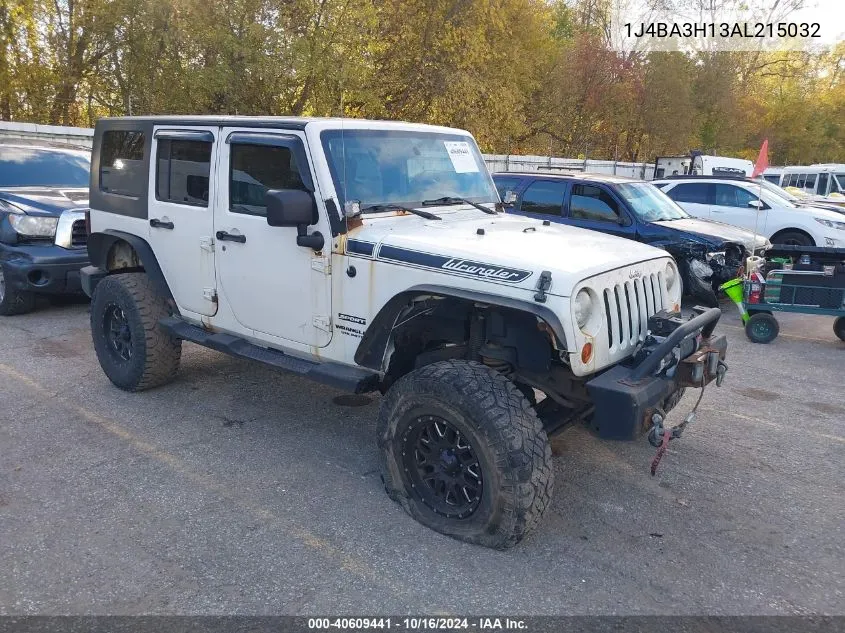 2010 Jeep Wrangler Unlimited Sport VIN: 1J4BA3H13AL215032 Lot: 40609441