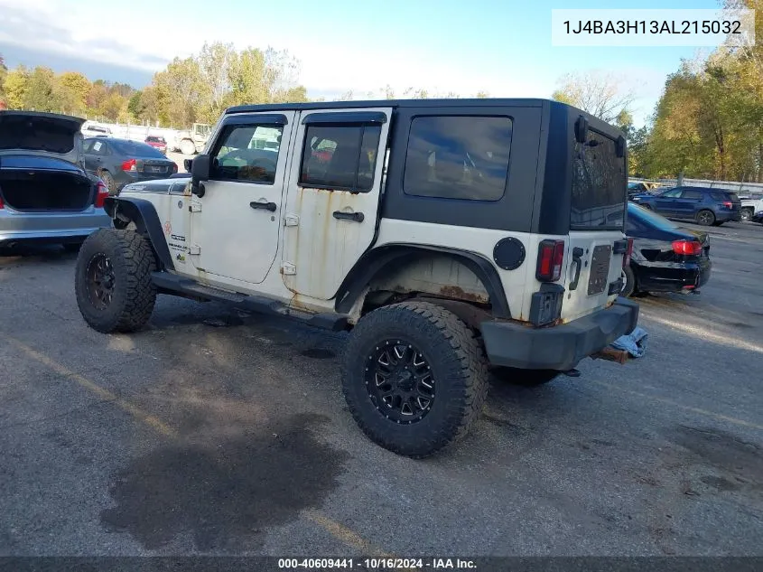 2010 Jeep Wrangler Unlimited Sport VIN: 1J4BA3H13AL215032 Lot: 40609441