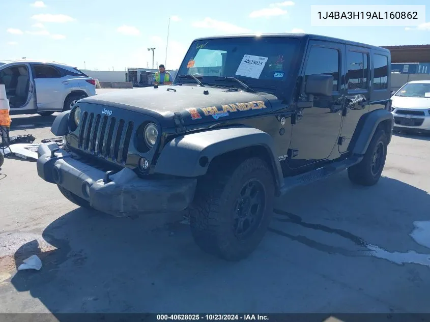 2010 Jeep Wrangler Unlimited Sport VIN: 1J4BA3H19AL160862 Lot: 40628025