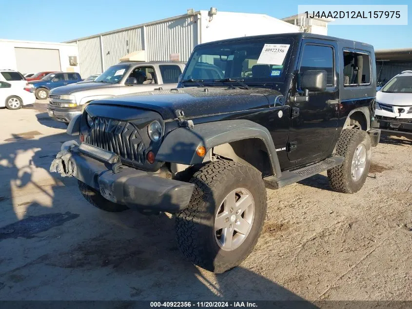 2010 Jeep Wrangler Sport VIN: 1J4AA2D12AL157975 Lot: 40922356