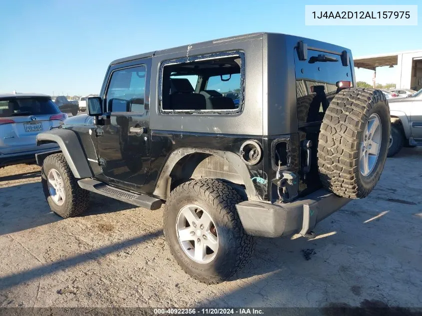 2010 Jeep Wrangler Sport VIN: 1J4AA2D12AL157975 Lot: 40922356