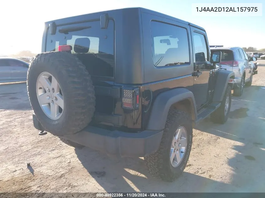 2010 Jeep Wrangler Sport VIN: 1J4AA2D12AL157975 Lot: 40922356