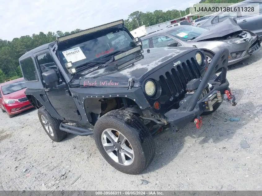 2011 Jeep Wrangler Sport VIN: 1J4AA2D13BL611328 Lot: 39556311