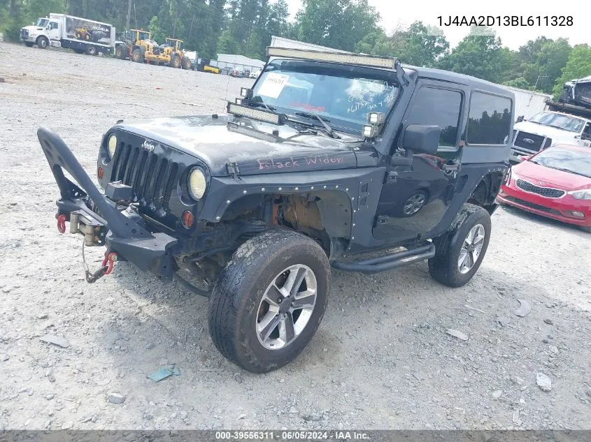 2011 Jeep Wrangler Sport VIN: 1J4AA2D13BL611328 Lot: 39556311