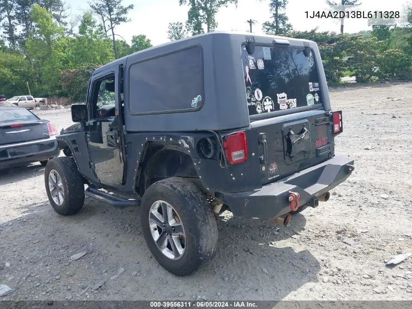 2011 Jeep Wrangler Sport VIN: 1J4AA2D13BL611328 Lot: 39556311