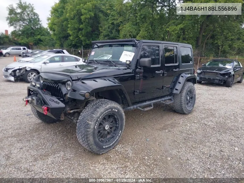 1J4BA6H18BL556896 2011 Jeep Wrangler Unlimited Rubicon