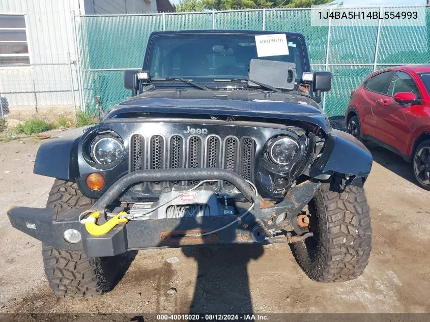 1J4BA5H14BL554993 2011 Jeep Wrangler Unlimited Sahara