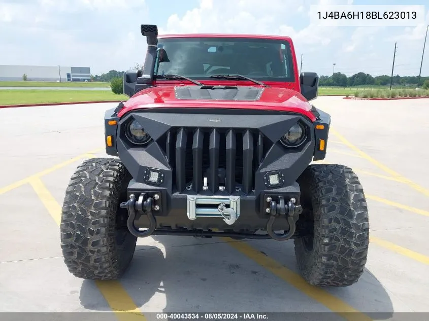 2011 Jeep Wrangler Unlimited Rubicon VIN: 1J4BA6H18BL623013 Lot: 40043534