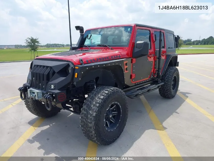 1J4BA6H18BL623013 2011 Jeep Wrangler Unlimited Rubicon