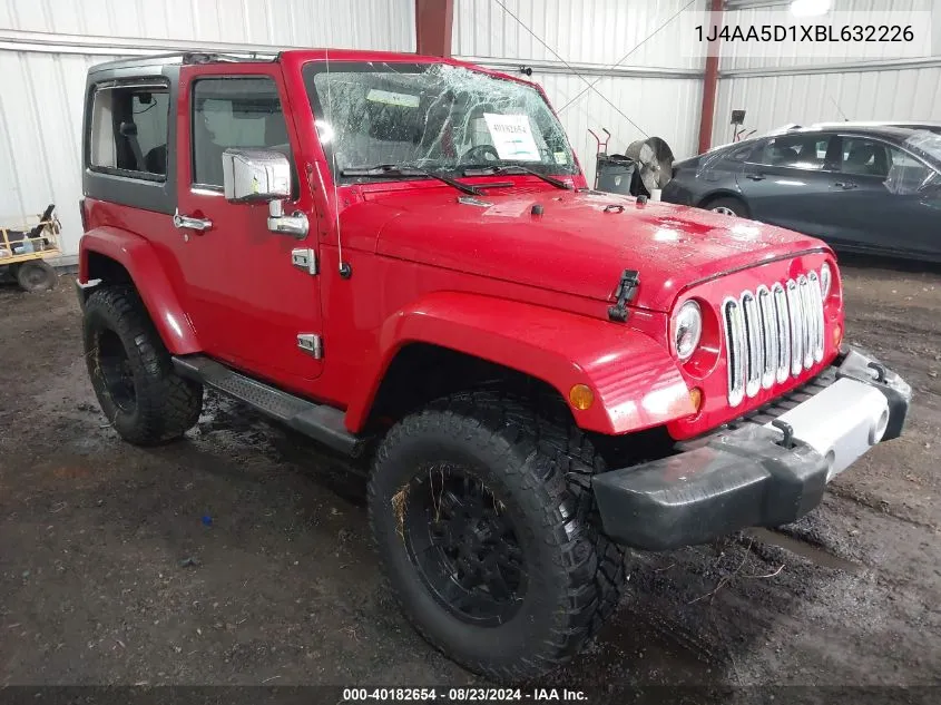 1J4AA5D1XBL632226 2011 Jeep Wrangler Sahara