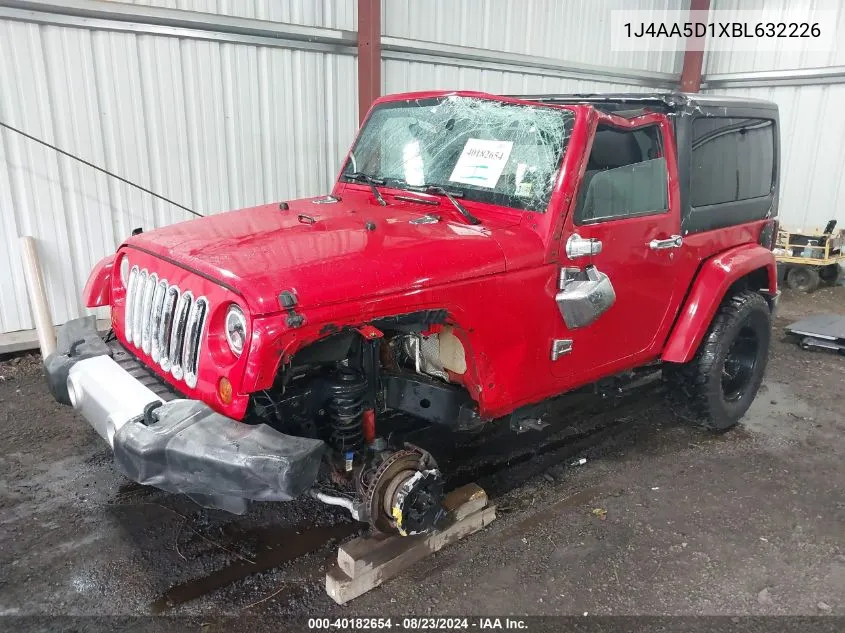 1J4AA5D1XBL632226 2011 Jeep Wrangler Sahara