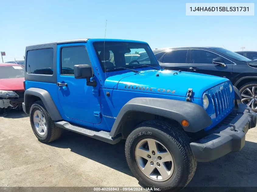 1J4HA6D15BL531731 2011 Jeep Wrangler Rubicon