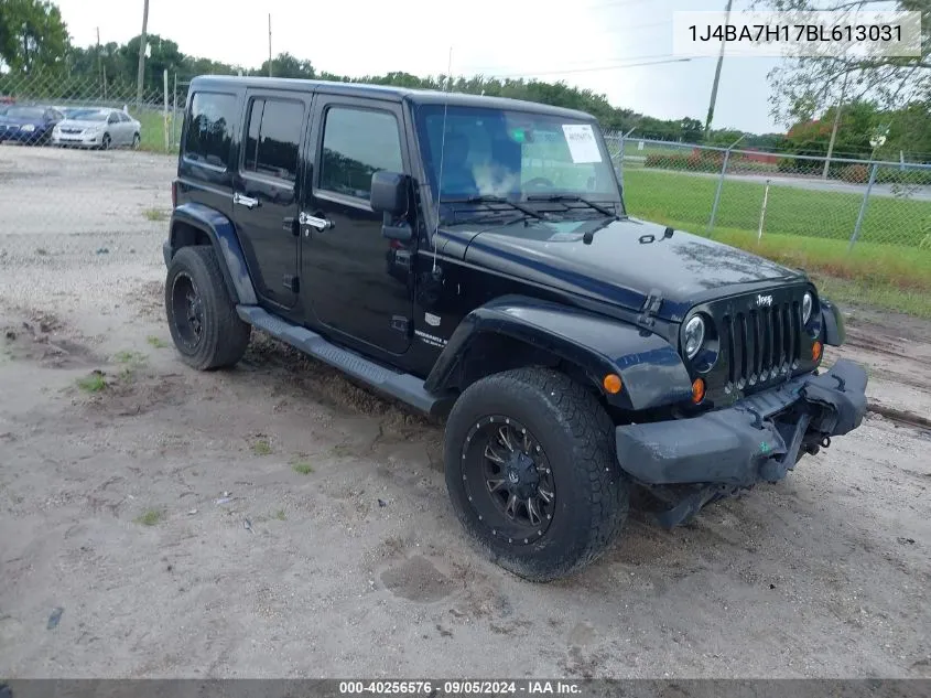 2011 Jeep Wrangler Unlimited Jeep 70Th Anniversary VIN: 1J4BA7H17BL613031 Lot: 40256576