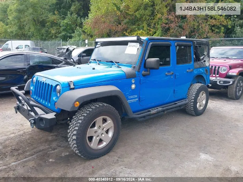 1J4BA3H15BL546082 2011 Jeep Wrangler Unlimited Sport