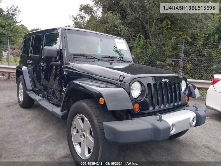 2011 Jeep Wrangler Unlimited Sahara VIN: 1J4HA5H13BL515595 Lot: 40354243