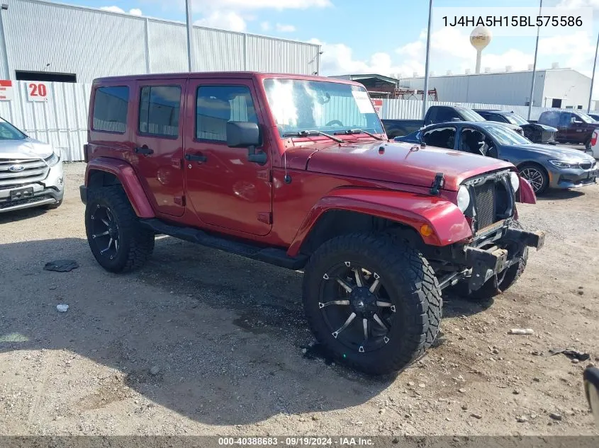 1J4HA5H15BL575586 2011 Jeep Wrangler Unlimited Sahara