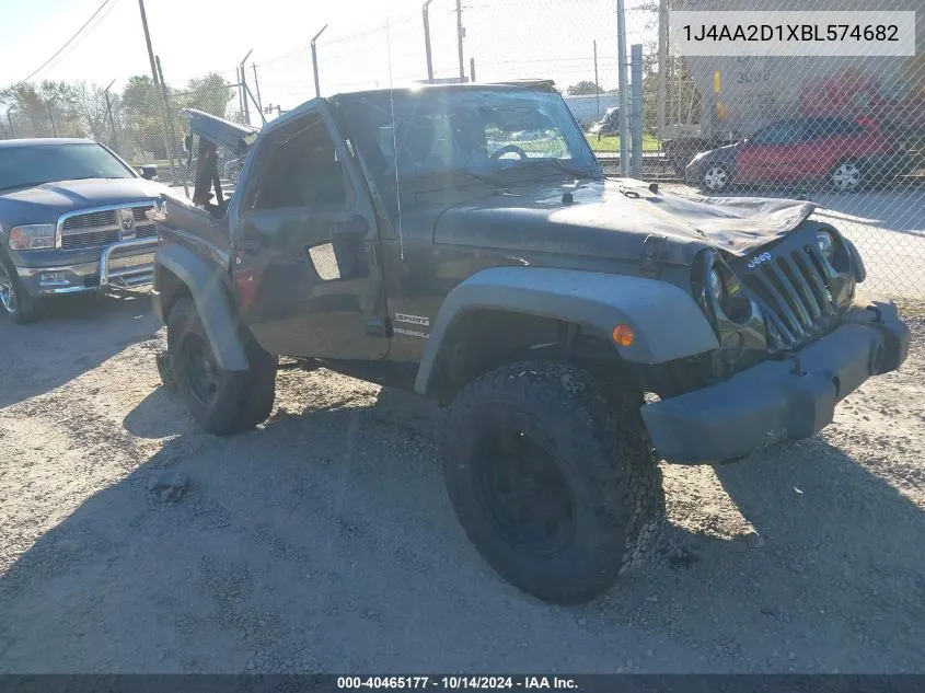 2011 Jeep Wrangler Sport VIN: 1J4AA2D1XBL574682 Lot: 40465177