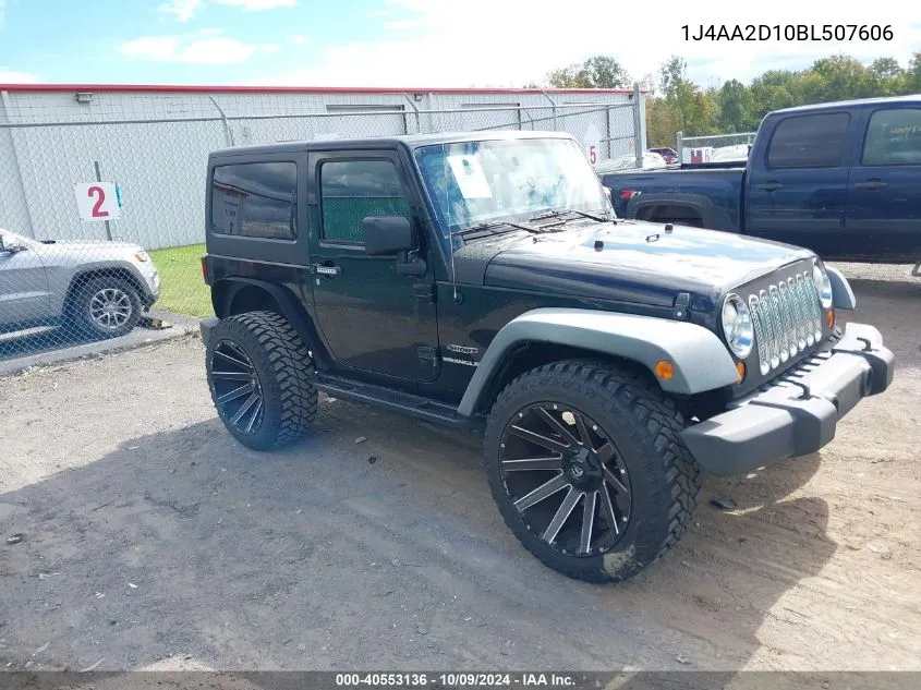 2011 Jeep Wrangler Sport VIN: 1J4AA2D10BL507606 Lot: 40553136