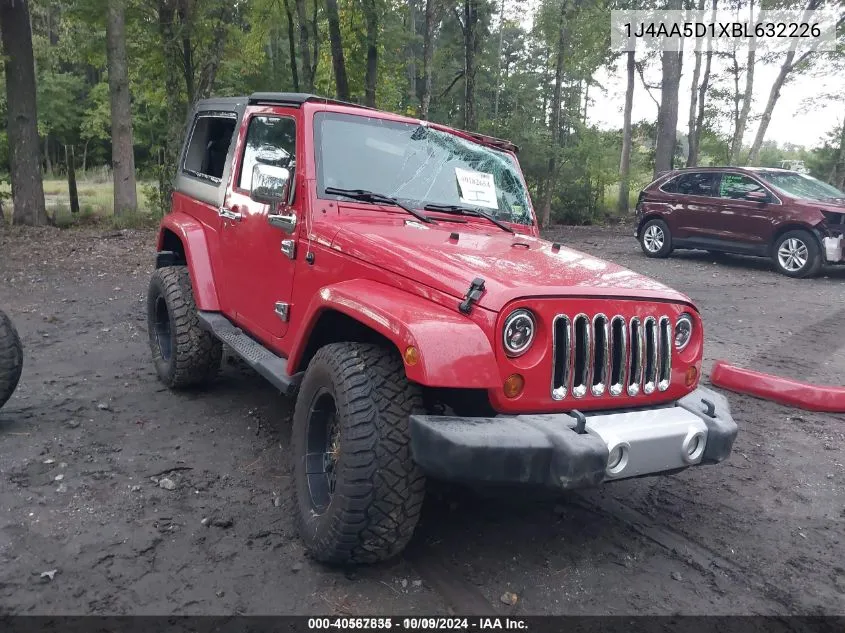 2011 Jeep Wrangler Sahara VIN: 1J4AA5D1XBL632226 Lot: 40567835