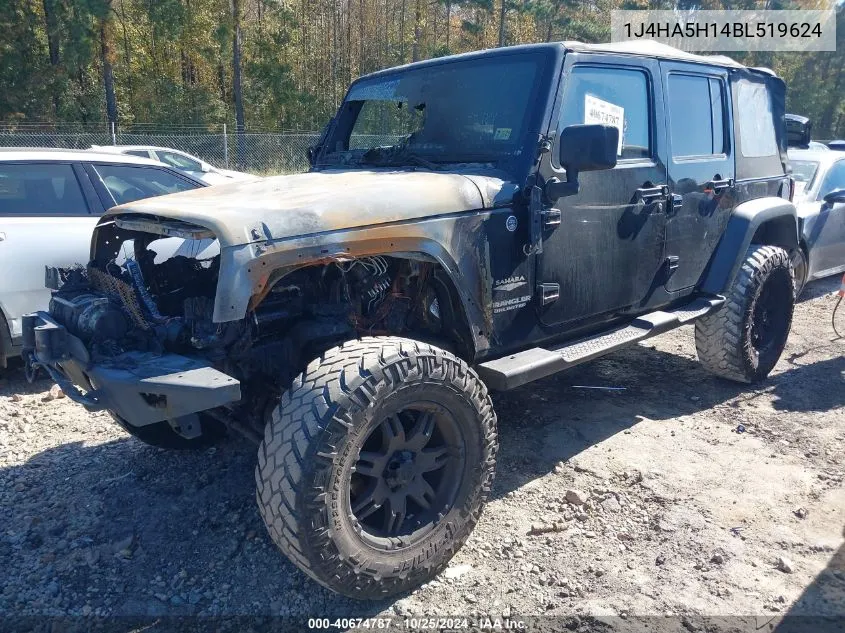 2011 Jeep Wrangler Unlimited Sahara VIN: 1J4HA5H14BL519624 Lot: 40674787