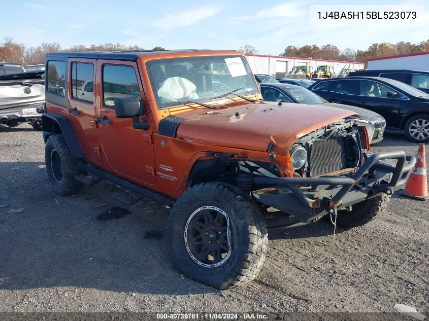 2011 Jeep Wrangler Unlimited Sahara VIN: 1J4BA5H15BL523073 Lot: 40739781