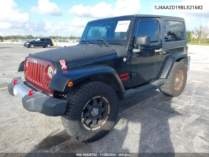 2011 Jeep Wrangler Sport VIN: 1J4AA2D19BL521682 Lot: 40829782