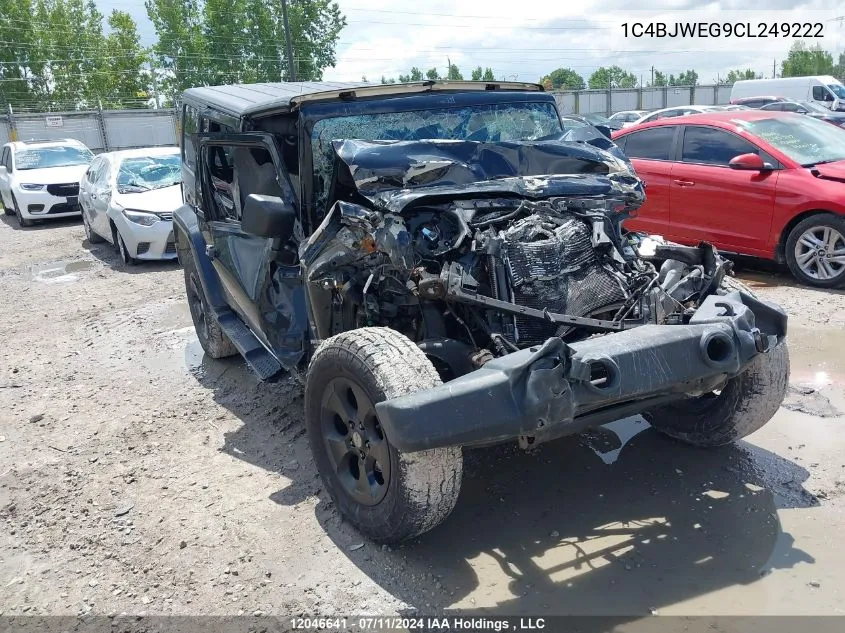 2012 Jeep Wrangler Unlimited Sahara VIN: 1C4BJWEG9CL249222 Lot: 12046641