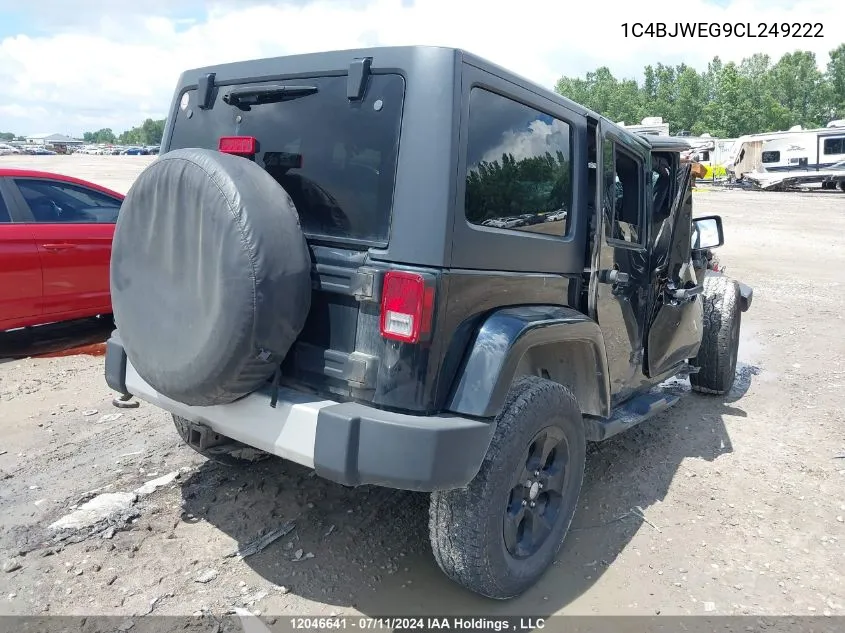 2012 Jeep Wrangler Unlimited Sahara VIN: 1C4BJWEG9CL249222 Lot: 12046641