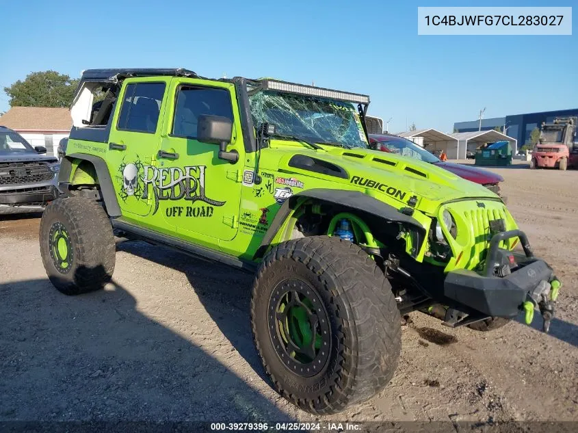 2012 Jeep Wrangler Unlimited Rubicon VIN: 1C4BJWFG7CL283027 Lot: 39279396