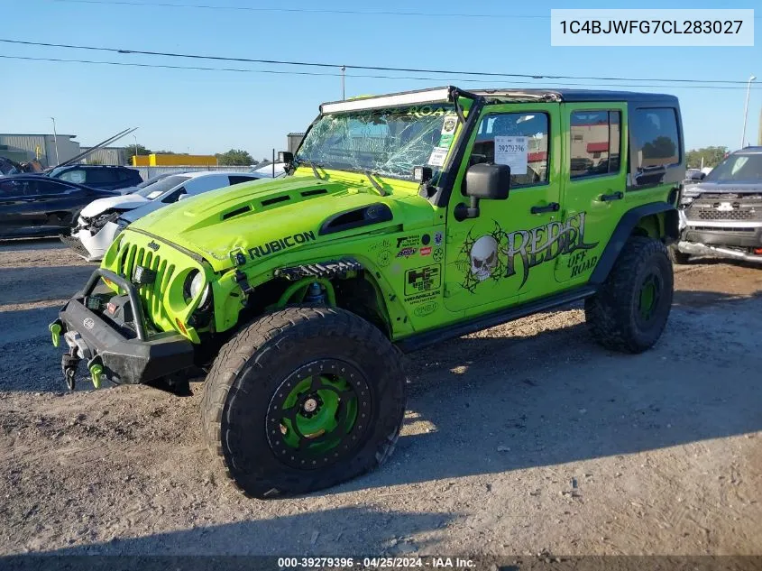 2012 Jeep Wrangler Unlimited Rubicon VIN: 1C4BJWFG7CL283027 Lot: 39279396