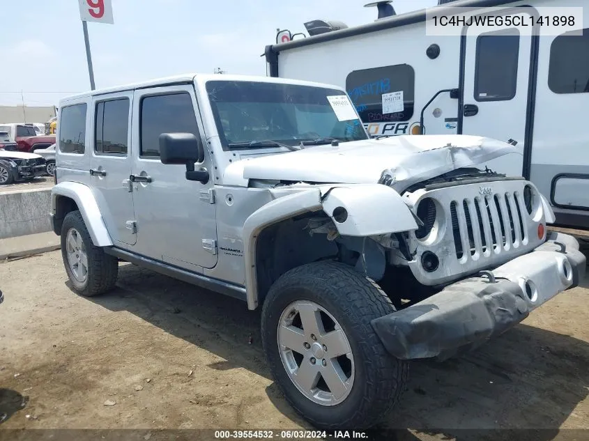 2012 Jeep Wrangler Unlimited Sahara VIN: 1C4HJWEG5CL141898 Lot: 39554532