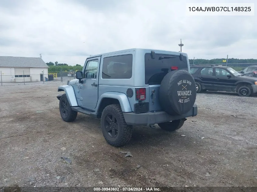 2012 Jeep Wrangler Sahara VIN: 1C4AJWBG7CL148325 Lot: 39943602