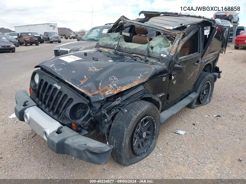 1C4AJWBGXCL168858 2012 Jeep Wrangler Sahara