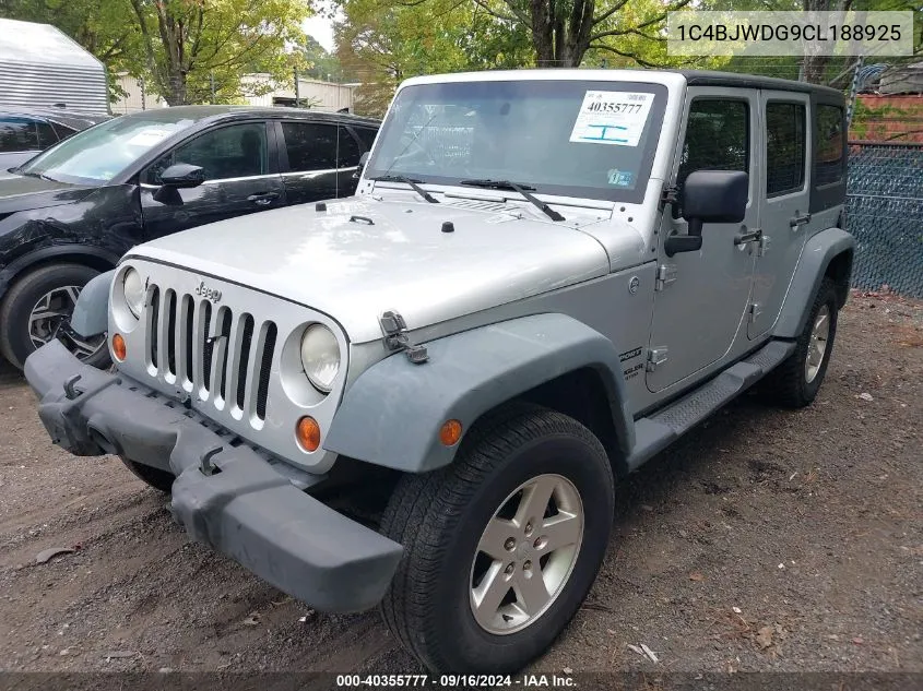 2012 Jeep Wrangler Unlimited Sport VIN: 1C4BJWDG9CL188925 Lot: 40355777