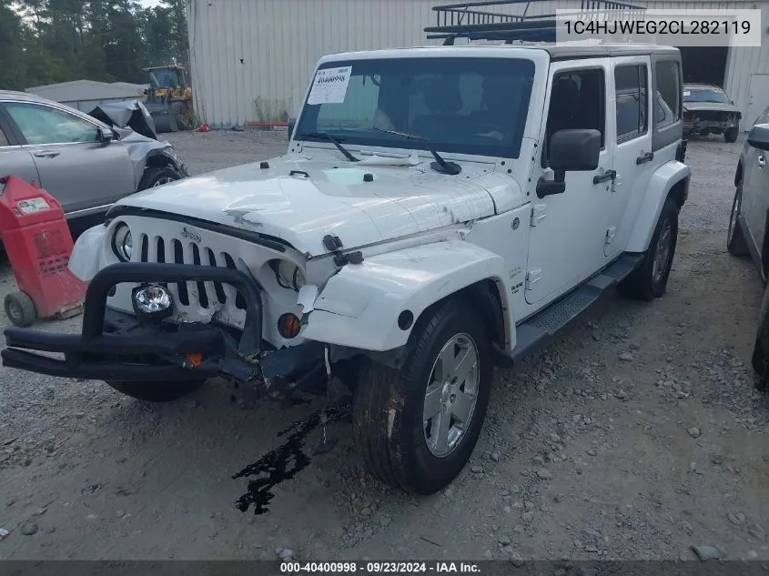 1C4HJWEG2CL282119 2012 Jeep Wrangler Unlimited Sahara