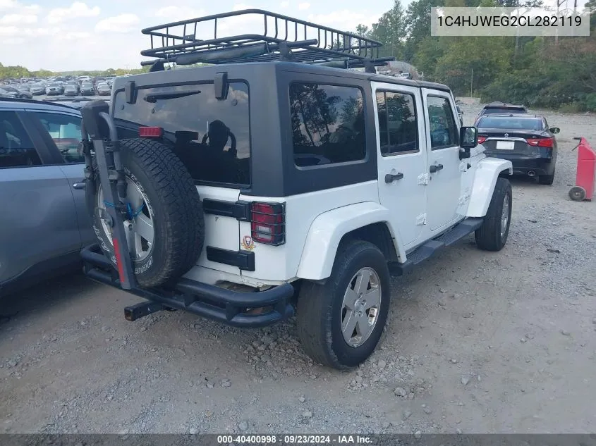 1C4HJWEG2CL282119 2012 Jeep Wrangler Unlimited Sahara