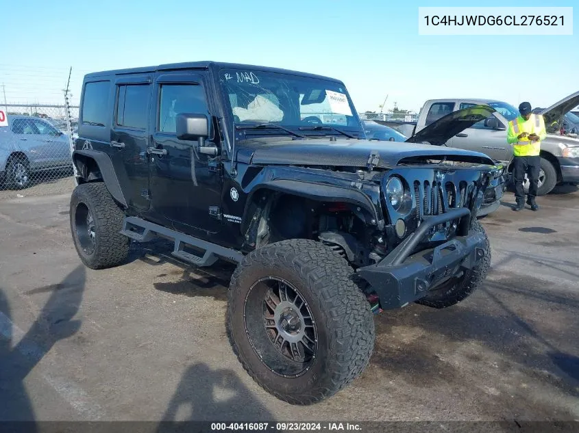 2012 Jeep Wrangler Unlimited Sport VIN: 1C4HJWDG6CL276521 Lot: 40416087