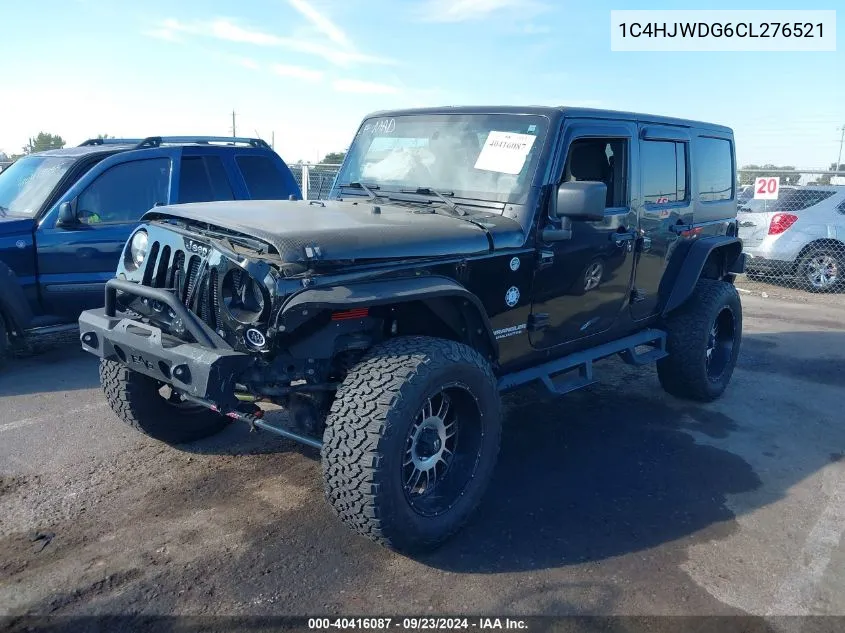 2012 Jeep Wrangler Unlimited Sport VIN: 1C4HJWDG6CL276521 Lot: 40416087