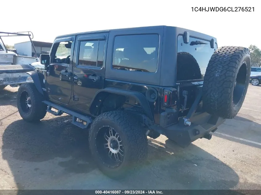 1C4HJWDG6CL276521 2012 Jeep Wrangler Unlimited Sport