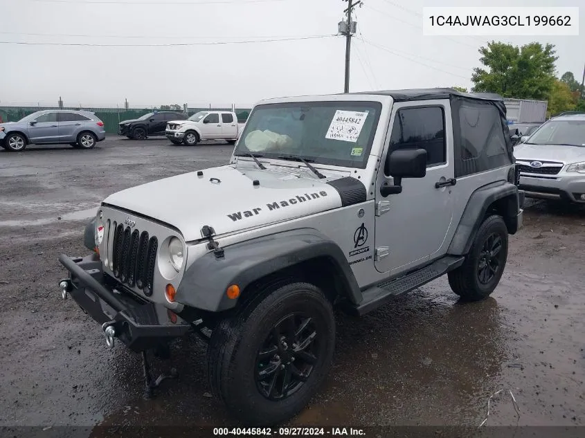 1C4AJWAG3CL199662 2012 Jeep Wrangler Sport