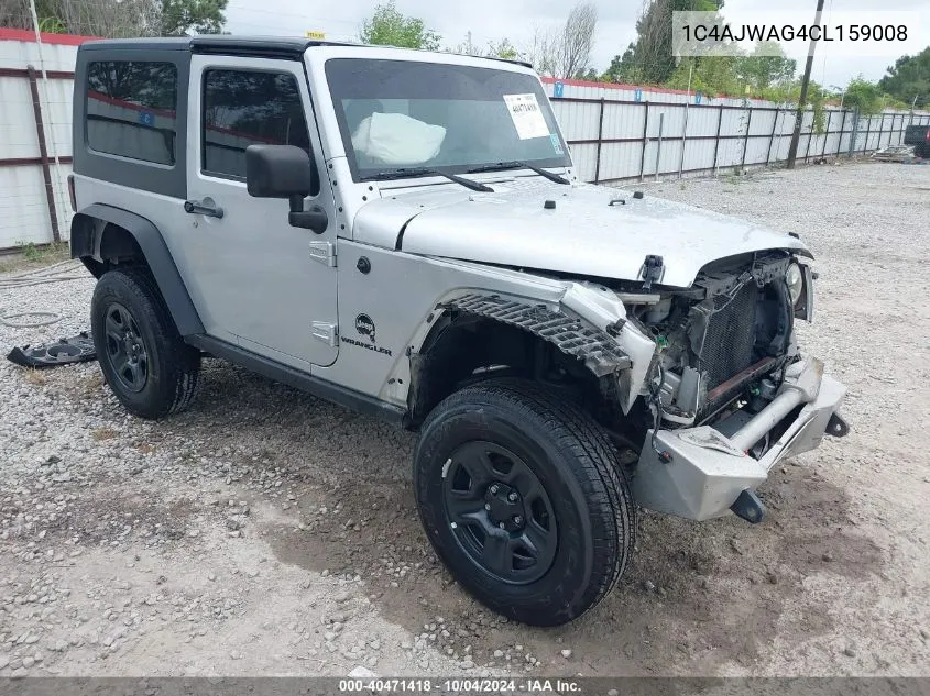 1C4AJWAG4CL159008 2012 Jeep Wrangler Sport