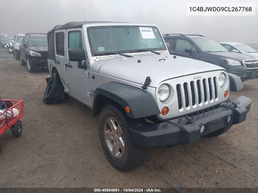 2012 Jeep Wrangler Unlimited Sport VIN: 1C4BJWDG9CL267768 Lot: 40504861