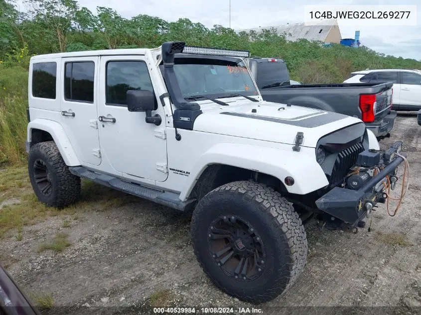 2012 Jeep Wrangler Unlimited Sahara VIN: 1C4BJWEG2CL269277 Lot: 40539984