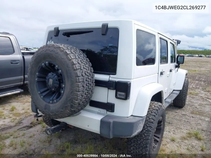 2012 Jeep Wrangler Unlimited Sahara VIN: 1C4BJWEG2CL269277 Lot: 40539984