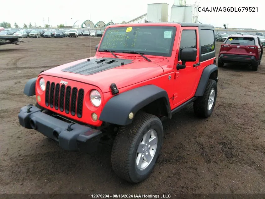 2013 Jeep Wrangler Sport VIN: 1C4AJWAG6DL679521 Lot: 12075294