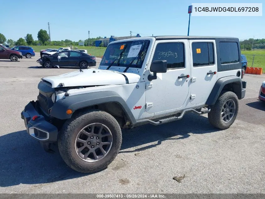 2013 Jeep Wrangler Unlimited Sport VIN: 1C4BJWDG4DL697208 Lot: 39507413