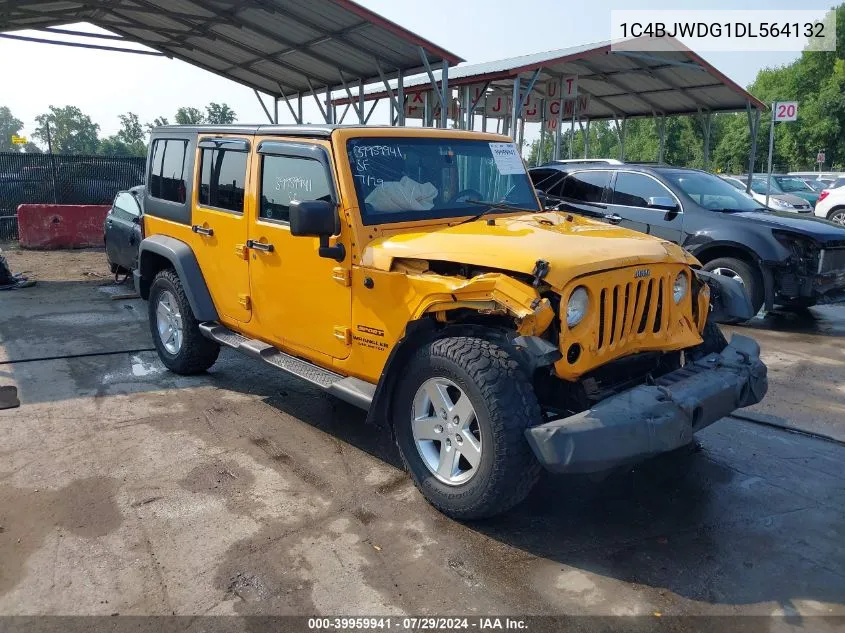 1C4BJWDG1DL564132 2013 Jeep Wrangler Unlimited Sport